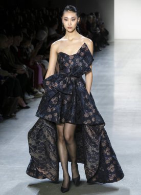 Badgley Mischka 2019 sonbahar kış pist Haritayı New York City