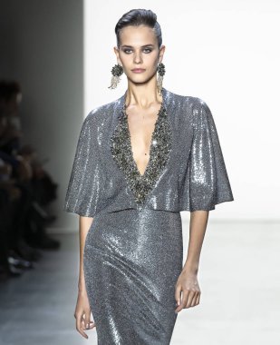 Badgley Mischka 2019 sonbahar kış pist Haritayı New York City