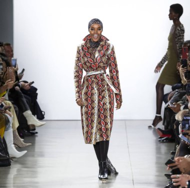 LaQuan Smith 2019 Fall Winter Runway Show in New York City clipart