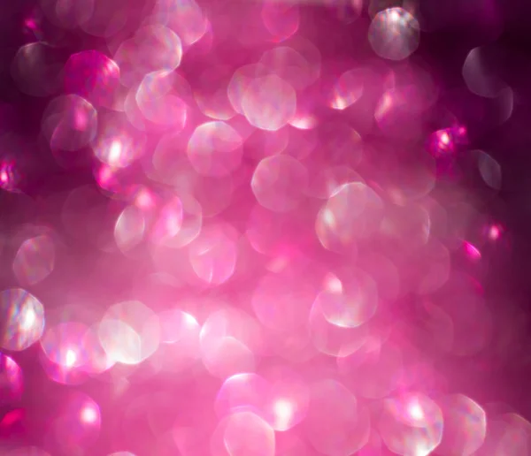 Helder Roze Defocus Lichten Achtergrond — Stockfoto