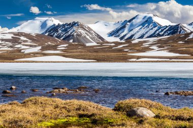 Kırgızistan 'ın Issyk Kul Bölgesinde Barskoon (Arabel) Syrts