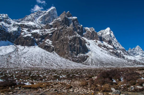 Pheriche Nepal Circa Ectober 2013 Pheriche Den Himalayaların Cholatse Tabuche — Stok fotoğraf