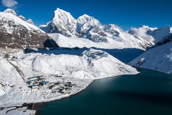 Gokyo Nepal Circa Οκτωβριοσ 2013 Όμορφη Θέα Των Ιμαλαΐων Και — Φωτογραφία Αρχείου