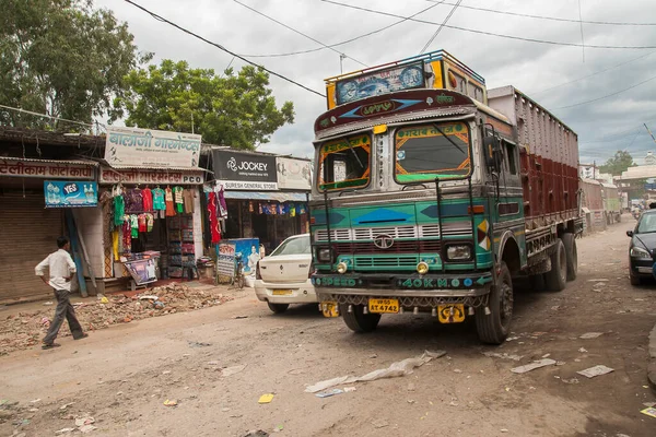 인도의 India Circa September 2013 인도의 트럭은 2013 울리에 주인의 — 스톡 사진