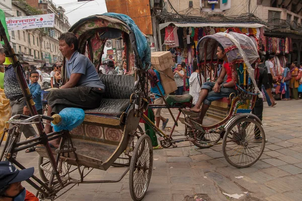 Kathmandu Nepal Circa Październik 2013 Życie Społeczne Ulicach Kathmandu — Zdjęcie stockowe