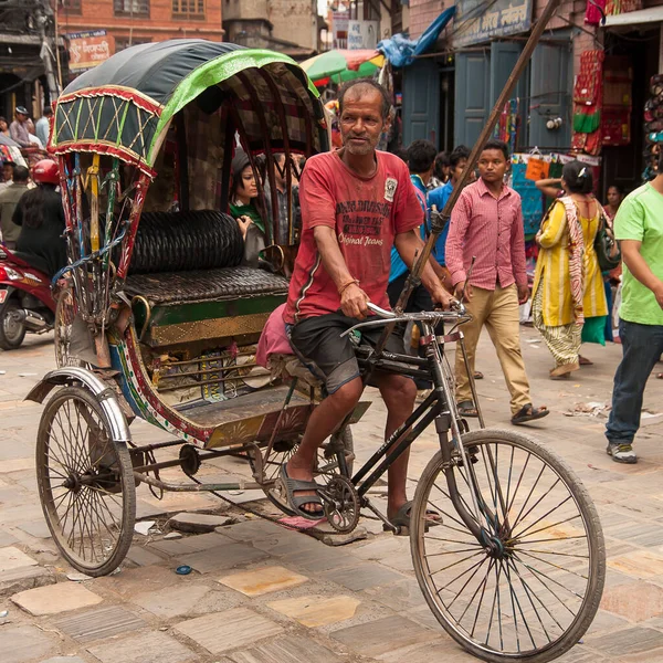 Kathmandu Nepal Circa Październik 2013 Życie Społeczne Ulicach Kathmandu — Zdjęcie stockowe