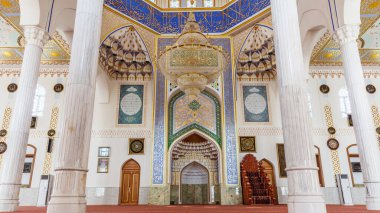 DUSHANBE, TAJIKISTAN - CIRCA HAZİRAN 2017: Dushanbe 'deki Hacı Yaqub Camii.