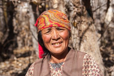 JHONG, NEPAL - CIRCA NOVEMBER 2013: Jhong köyü sakinleri Kasım 2013 dolaylarında Jhong.