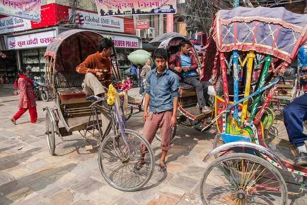 Street Trading Jest Podstawową Formą Sprzedaży Nepalu Około Listopada 2013 — Zdjęcie stockowe