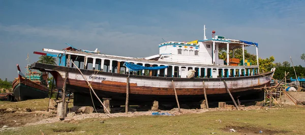 Diamond Harbour India Circa Listopad 2013 Port Diamond Harbour Około — Zdjęcie stockowe