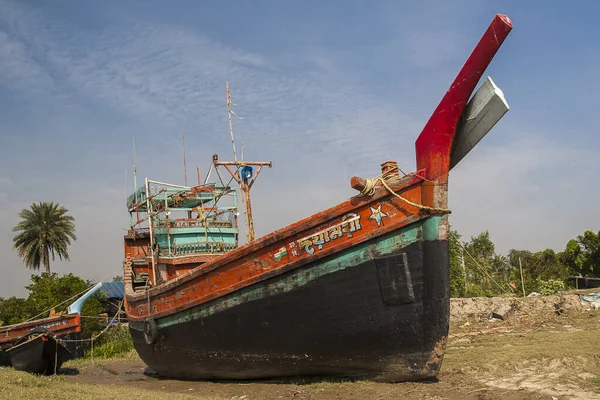 Diamond Harbour India Circa Listopad 2013 Port Diamond Harbour Około — Zdjęcie stockowe