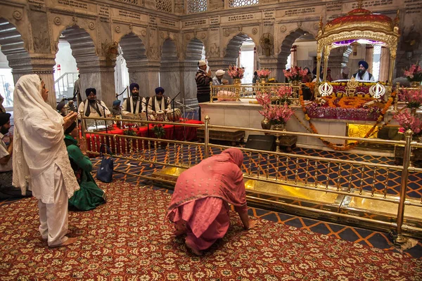 Delhi India Circa Novembre 2013 Gurudwara Bangla Sahib Delhi Circa — Foto Stock