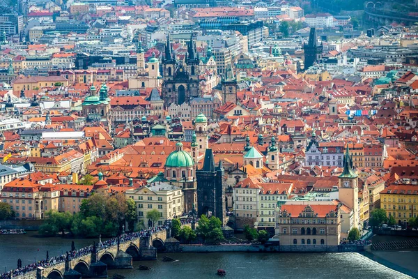 Prague República Checa Circa Maio 2017 Vista Cidade Praga Capital — Fotografia de Stock