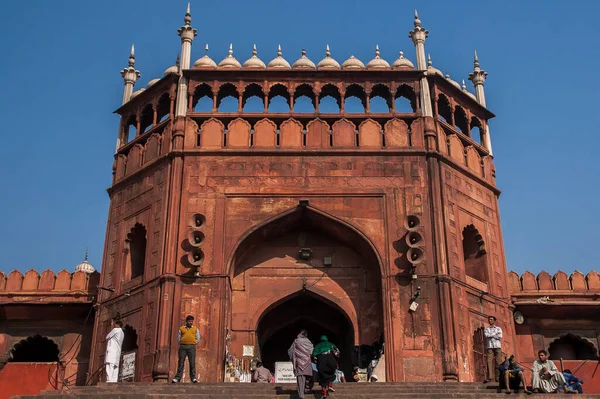 Delhi India Circa November 2013 Jama Masjid Mosque Delhi Circa — Stock Photo, Image