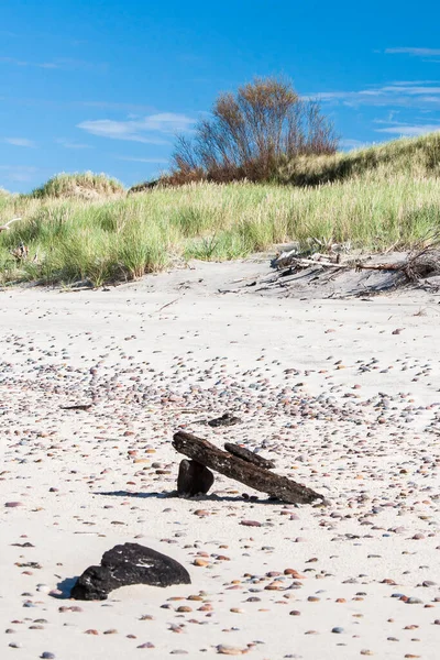 Schöne Aussicht Auf Den Polnischen Strand — Stockfoto