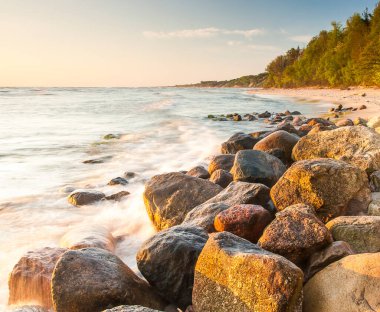 Baltık denizinin güzel manzarası