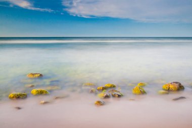 Baltık denizinin güzel manzarası
