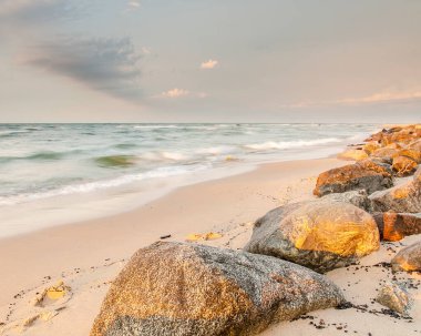 Baltık denizinin güzel manzarası