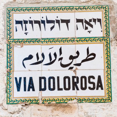 Kudüs 'teki Via Dolorosa' ya bak.