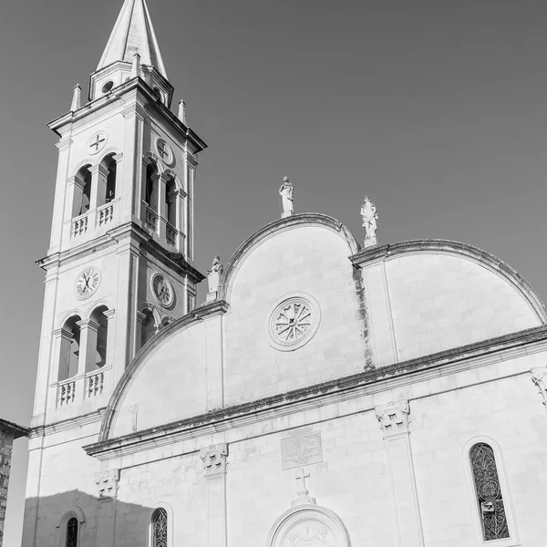 Kirche Unserer Lieben Frau Von Der Gesundheit Jelsa Auf Der — Stockfoto