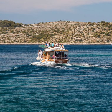 Hırvatistan 'daki Ulusal Park Kornati Temmuz 2012' de Kornati 'de.
