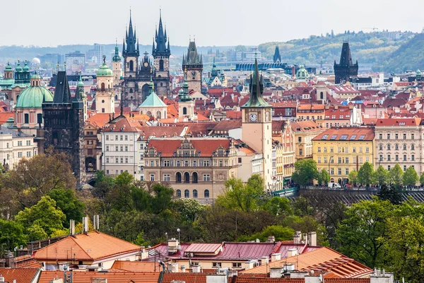 Prag Tjeckien Circa Maj 2017 Utsikt Över Staden Prag Huvudstad — Stockfoto