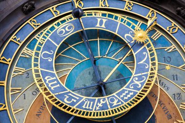 Prag astronomik saatinin görünümü