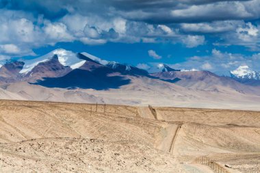 Tacikistan 'daki Pamir' in güzel manzarası