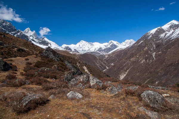 Gokyo Nepal Circa Oktober 2013 Långt Mellan Gokyo Och Machhermo — Stockfoto