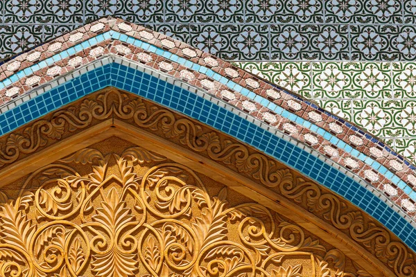 Dushanbe Tajikistan Circa June 2017 Mosaic Haji Yaqub Mosque Dushanbe — 图库照片