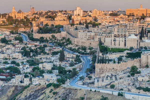 Jerusalem Israel Circa 2018年5月 エルサレムの街の素晴らしいパノラマ2018年5月頃エルサレム — ストック写真