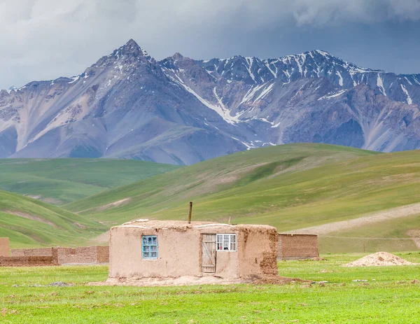 Prachtig Uitzicht Het Pamir Gebergte Het Sary Mogul Gebied — Stockfoto