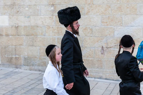 Jerusalem Israel Circa Mayo 2018 Vista Del Muro Occidental Jerusalén —  Fotos de Stock