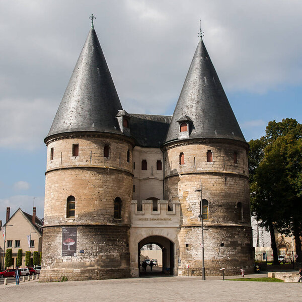 BEAUVAIS, FRANCE - CIRCA SEPTEMBER 2014: one of the streets of the city Beauvai