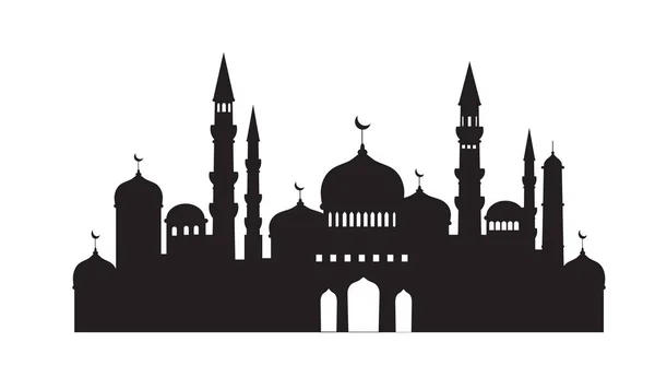 Vector moskee pictogram — Stockvector