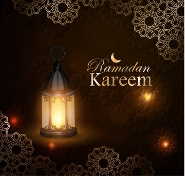 Ramazan Kareem, tebrik arka plan, eps 10