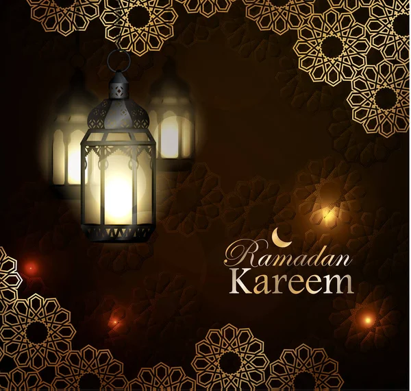 Ramadan Kareem, pozdrowienie tła, eps 10 — Wektor stockowy