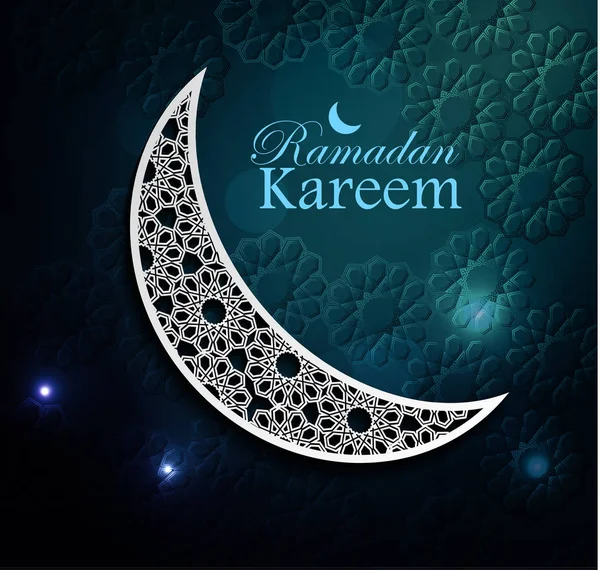 Вектор вітання Рамадан — стоковий вектор