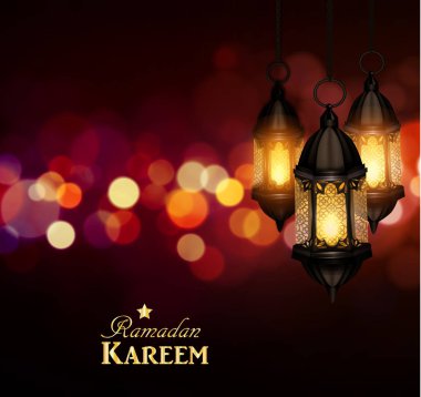 Ramadan Kareem, greeting background clipart