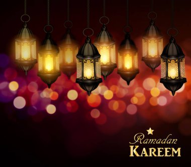 Ramazan Kareem, tebrik arka plan
