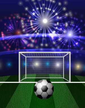 Futbol arena futbol topu ile