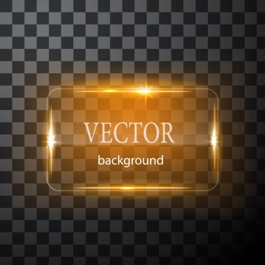 Cam vektör düğmesi düzlemi. Kolay düzenlenebilir arkaplan