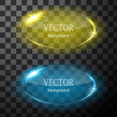 Cam vektör daire uçak. Kolay düzenlenebilir arka plan