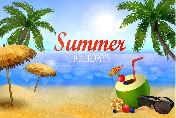 Bir saman ile taze içme Hindistan cevizi