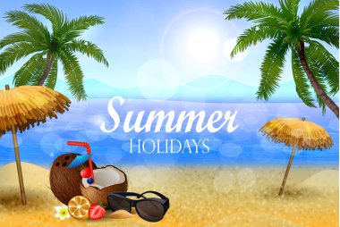 Bir saman ile taze içme Hindistan cevizi