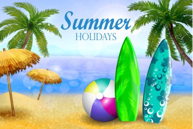 tropikal vektör arka plan