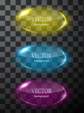 Cam vektör daire uçak. Kolay düzenlenebilir arka plan