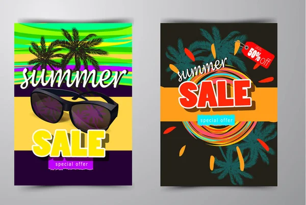 yaz satış şablonu afişi