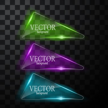 Cam vektör düğmesi düzlemi. Kolay düzenlenebilir arkaplan