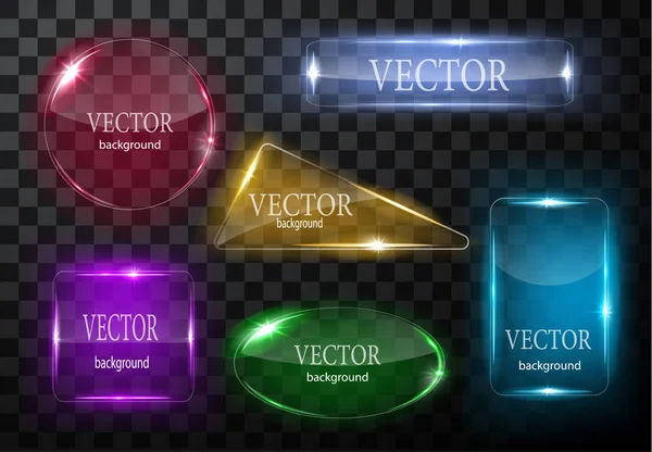 Cam vektör düğmesi düzlemi. Kolay düzenlenebilir arkaplan